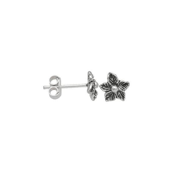 ARO FLOR MINIATURA PLATA ENVEJECIDA