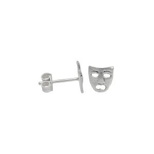 ARO MÁSCARA DE TEATRO MINIATURA PLATA ENVEJECIDA