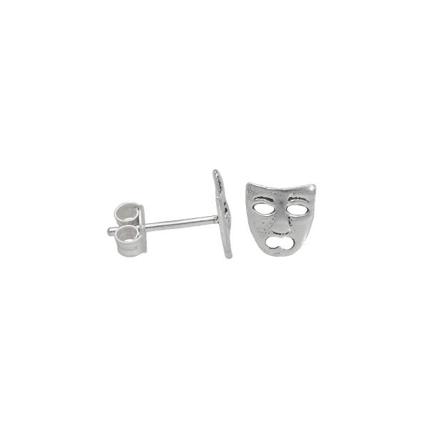 ARO MÁSCARA DE TEATRO MINIATURA PLATA ENVEJECIDA