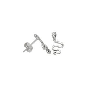 ARO SERPIENTE MINIATURA PLATA ENVEJECIDA