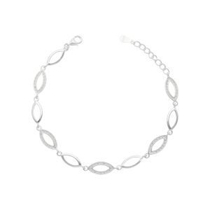PULSERA CÍRCULOS OVALADOS MICROCIRCÓN