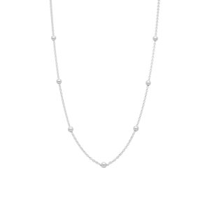 COLLAR ROLO CON BOLITAS 3 MM