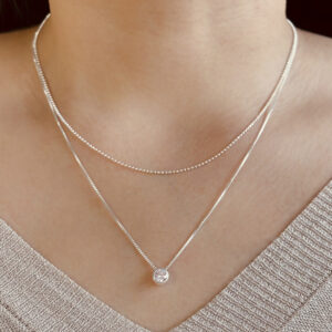 COLLAR DOBLE PUNTITOS PUNTO DE LUZ