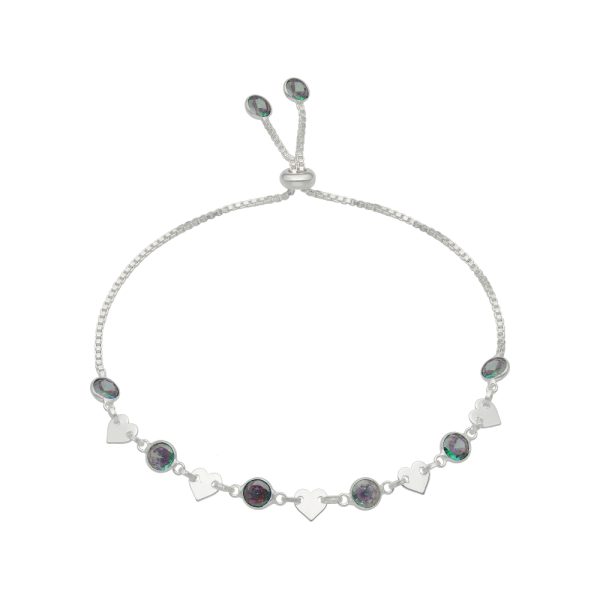 PULSERA AJUSTABLE CORAZÓN CIRCÓN