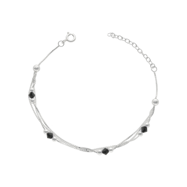 PULSERA VENECIANA TRIPLE CIRCONES - Imagen 2