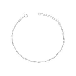 PULSERA TRENZADA BOLITAS COLA DE TOPO