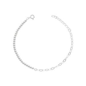 PULSERA  BOLITAS LIMADA