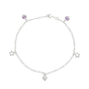 TOBILLERA CARTIER CON COLGANTES