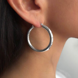 ARGOLLA LISA GRUESA BROCHE ITALIANO 39 MM