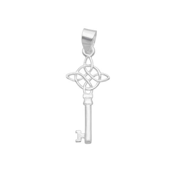 COLGANTE NUDO DE BRUJA  LLAVE 41 MM