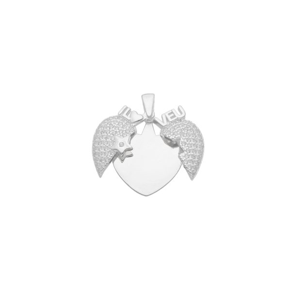 COLLAR CORAZÓN MEMORIES MICROCIRCÓN - Imagen 2