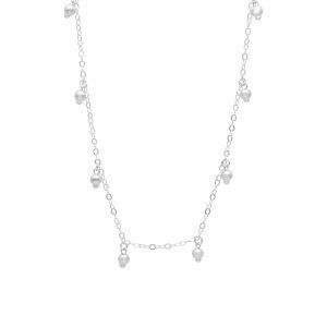 COLLAR CHOKER BOLAS LISAS COLGANTES