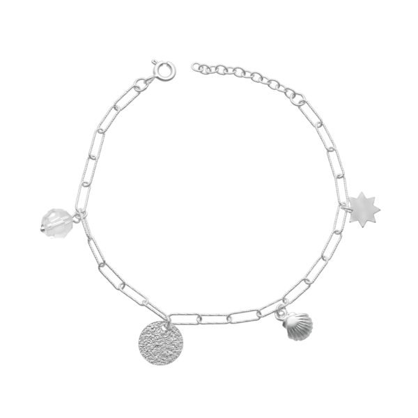 PULSERA LIMADA COLGANTES DEL MAR - Imagen 3
