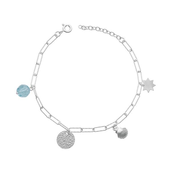 PULSERA LIMADA COLGANTES DEL MAR - Imagen 4