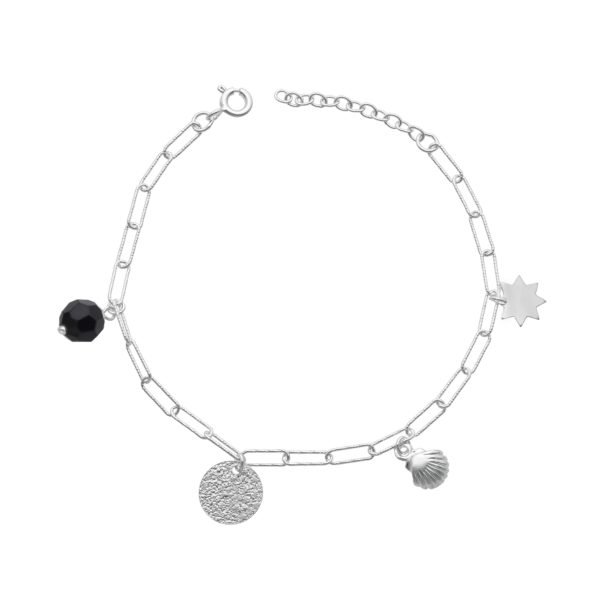 PULSERA LIMADA COLGANTES DEL MAR - Imagen 2