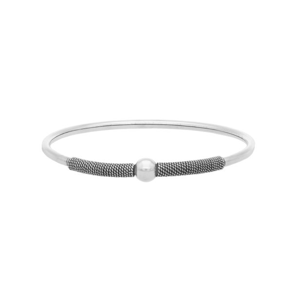 ESCLAVA ESTILO BALI PLATA ENVEJECIDA