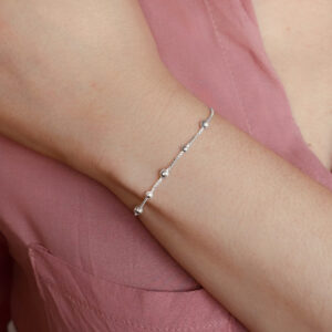 PULSERA AJUSTABLE BOLITAS DISCO