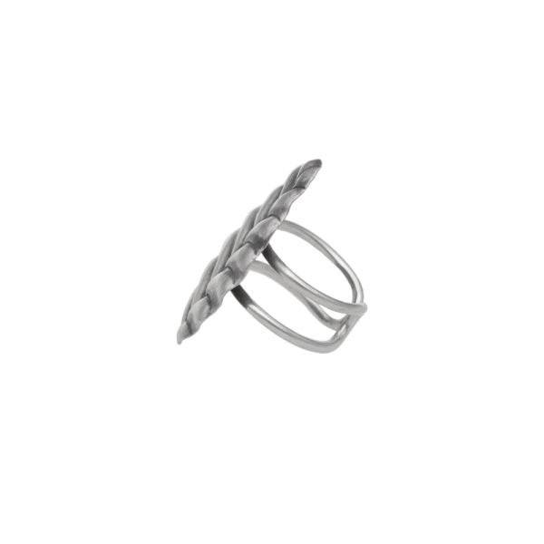 ANILLO AJUSTABLE HOJA HECHO A MANO - Imagen 2