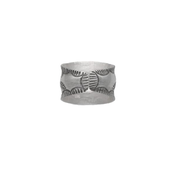ANILLO AJUSTABLE FLOR DE LOTO HECHO A MANO - Imagen 2