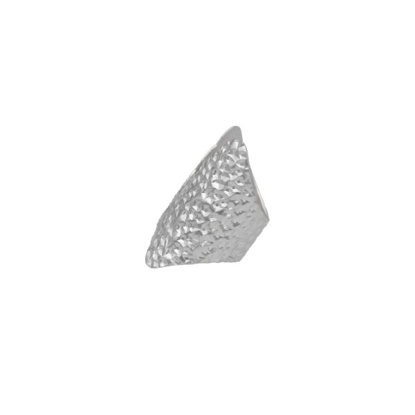 ANILLO AJUSTABLE MARTILLADO Y SATINADO HECHO A MANO - Imagen 2
