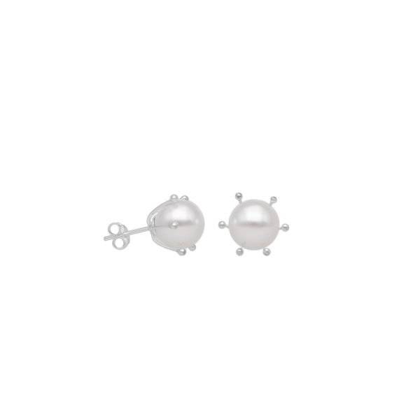 ARO PEGADO PERLA CANASTILLO 10  MM