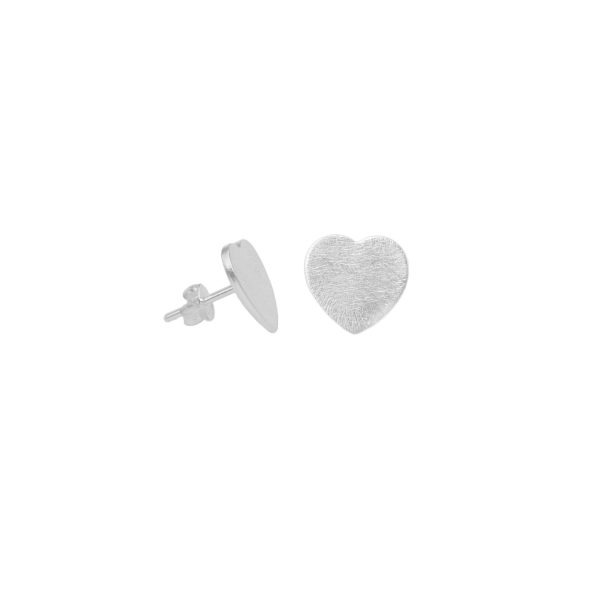 ARO PEGADO CORAZÓN SATINADO 12 MM