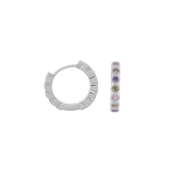 ARGOLLA HUGGIES MICROCIRCÓN MULTICOLOR