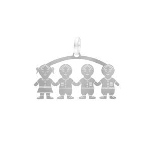 COLGANTE UNA NIÑA, TRES NIÑOS 👧🏻👦🏻👦🏻👦🏻