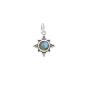 COLGANTE ESTRELLA  PIEDRA NATURAL