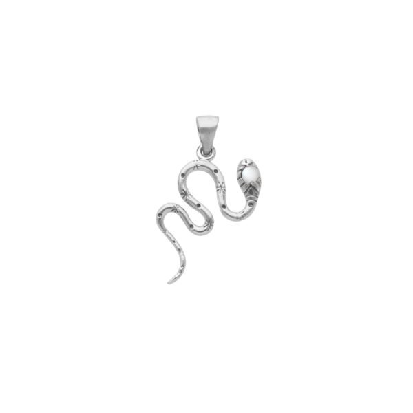 COLGANTE SERPIENTE PIEDRA NATURAL - Imagen 2