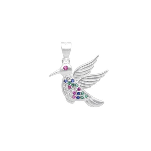 COLGANTE COLIBRI MULTICOLOR 24 MM