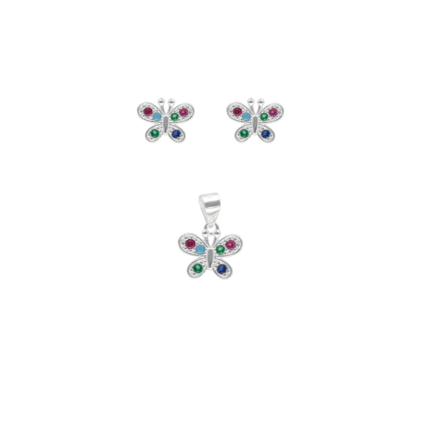CONJUNTO MARIPOSA MULTICOLOR