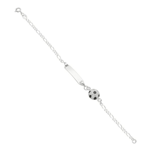 PIOCHA RECTANGULAR NIÑO PELOTA ESMALTADO