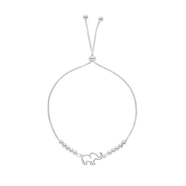 PULSERA AJUSTABLE ELEFENTE CON BOLITAS