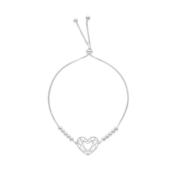 PULSERA AJUSTABLE CORAZÓN DISEÑO