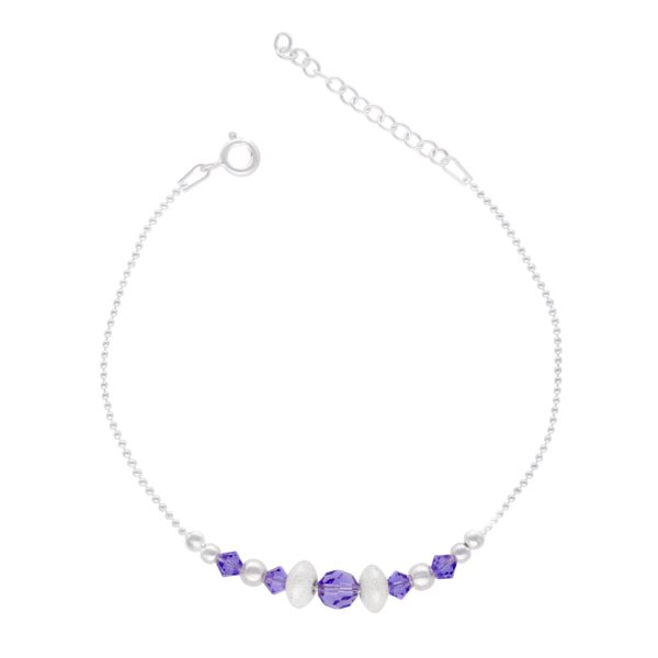 PULSERA CIRCÓN  BOLA SATINADA