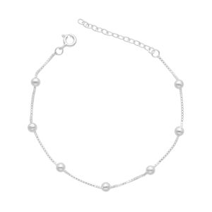 PULSERA VENECIANA BOLITAS 4 MM