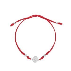 PULSERA AJUSTABLE SAN MIGUEL ARCÁNGEL HILO ROJO