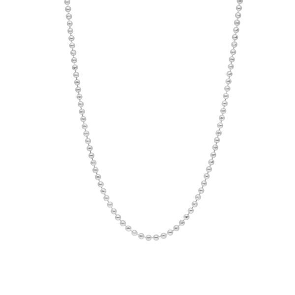 CADENA BOLITA DIAMANTADA 2 MM-80 CM