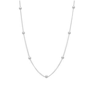 COLLAR GRUMET CON BOLITAS 3 MM