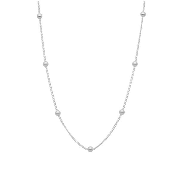 COLLAR GRUMET CON BOLITAS 3 MM