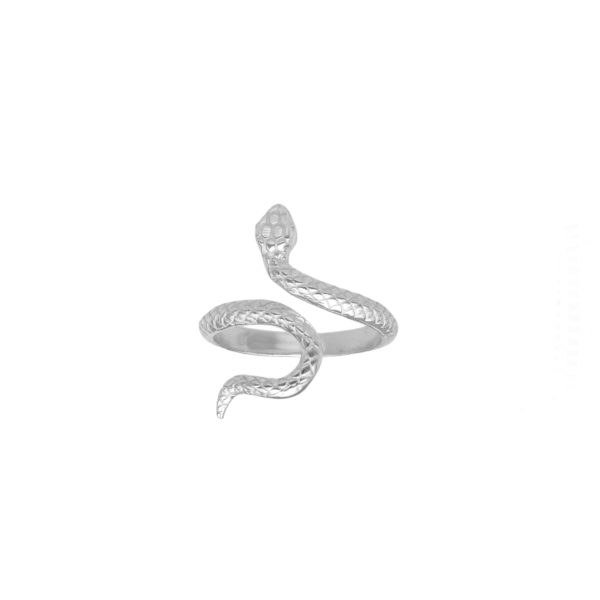 ANILLO AJUSTABLE SERPIENTE SATINADA