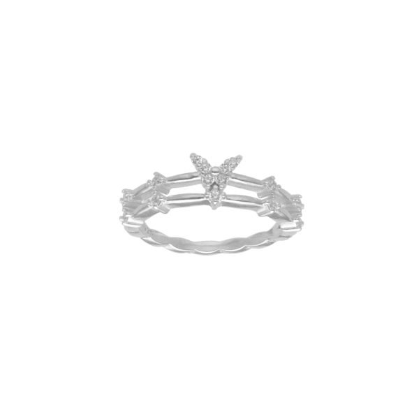 ANILLO DOBLE MARIPOSA CIRCÓN