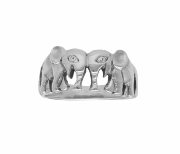 ANILLO ELEFANTE PLATA ENEVEJECIDA