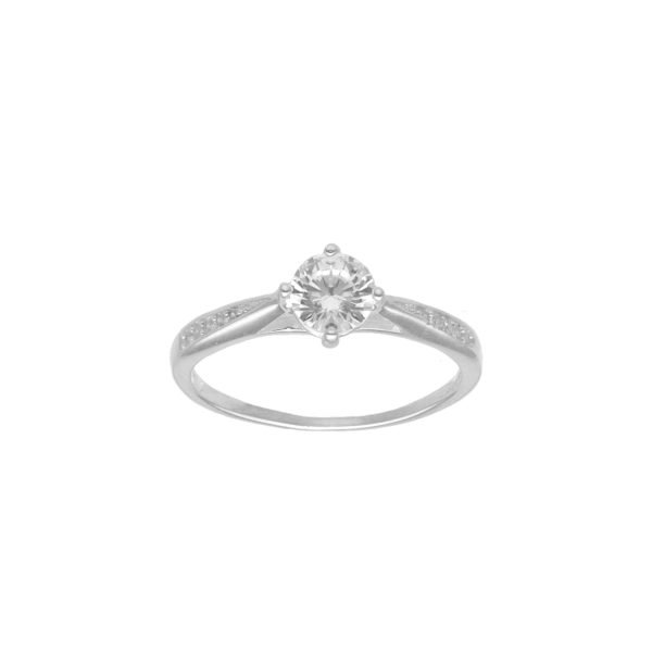 ANILLO SOLITARIO CON MICROCIRCÓN