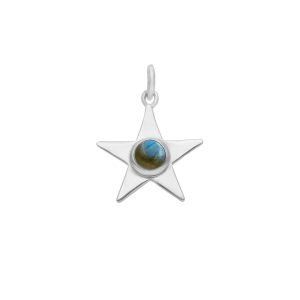 COLGANTE ESTRELLA PIEDRA NATURAL