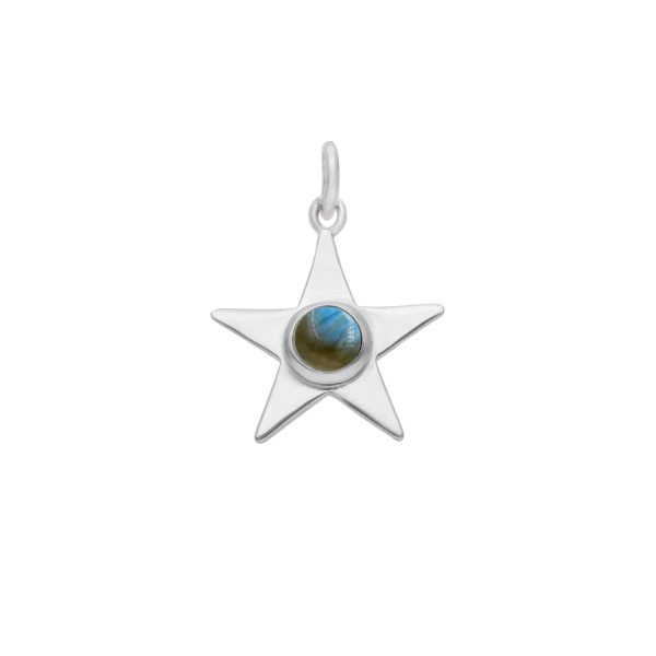 COLGANTE ESTRELLA PIEDRA NATURAL