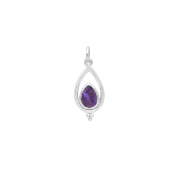 COLGANTE GOTA PIEDRA NATURAL - Imagen 2