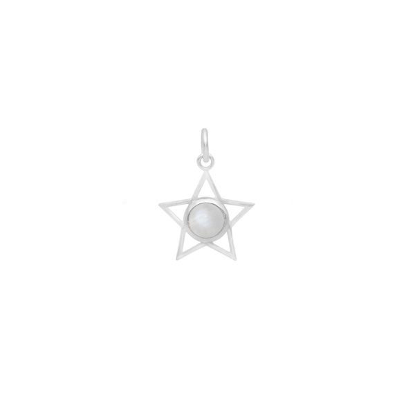 COLGANTE ESTRELLA PIEDRA NATURAL