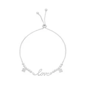 PULSERA AJUSTABLE LOVE BOLITAS